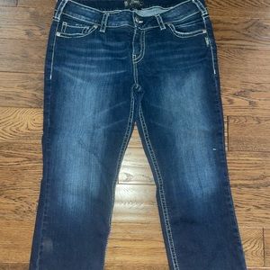 Women’s silver capris size 16